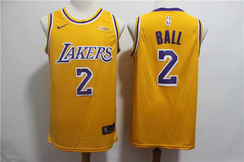 Lakers 2 Lonzo Ball Gold 2018 19 Nike Swingman Jersey,We sell and wholesale Lakers 2 Lonzo Ball Gold 2018 19 Nike Swingman Jersey on line form chian!